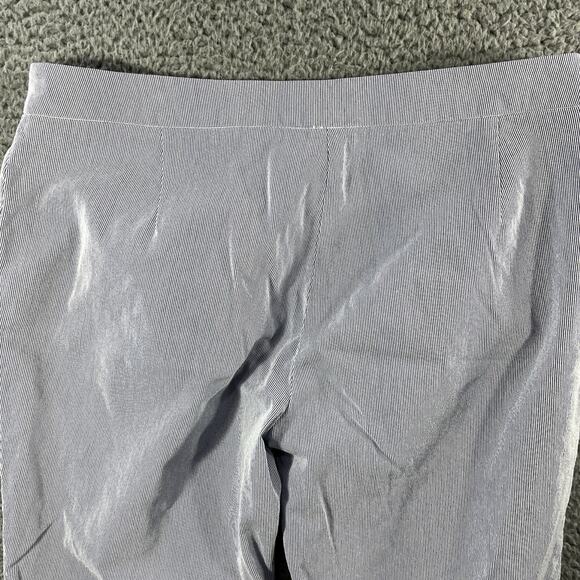 GUIDE BOAT COMPANY PANTS WOMENS 32 BLUE WHITE STRIPE FITS 34x28 MADE IN ITALY - Picture 7 of 10